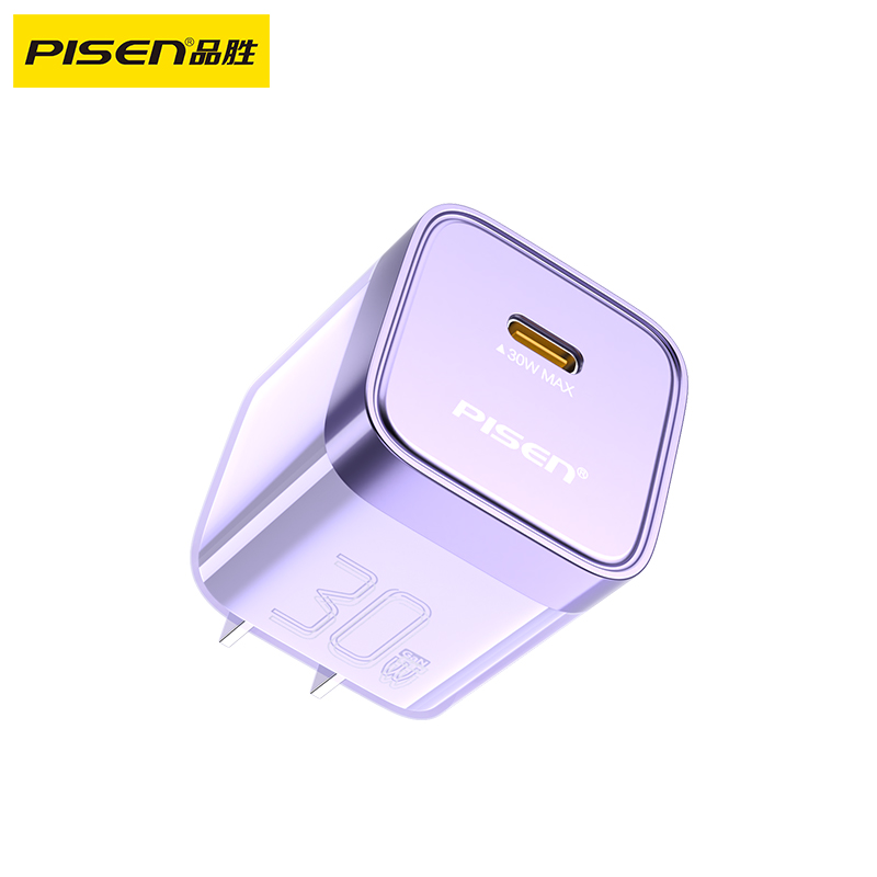 品胜PISEN QUICK PD30W水晶双色款单口快速充电器(TP-C19 )